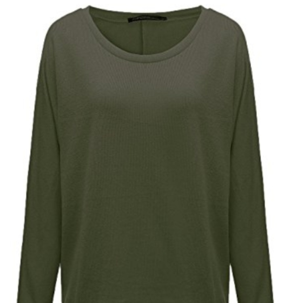 Beautiful green hi-low top